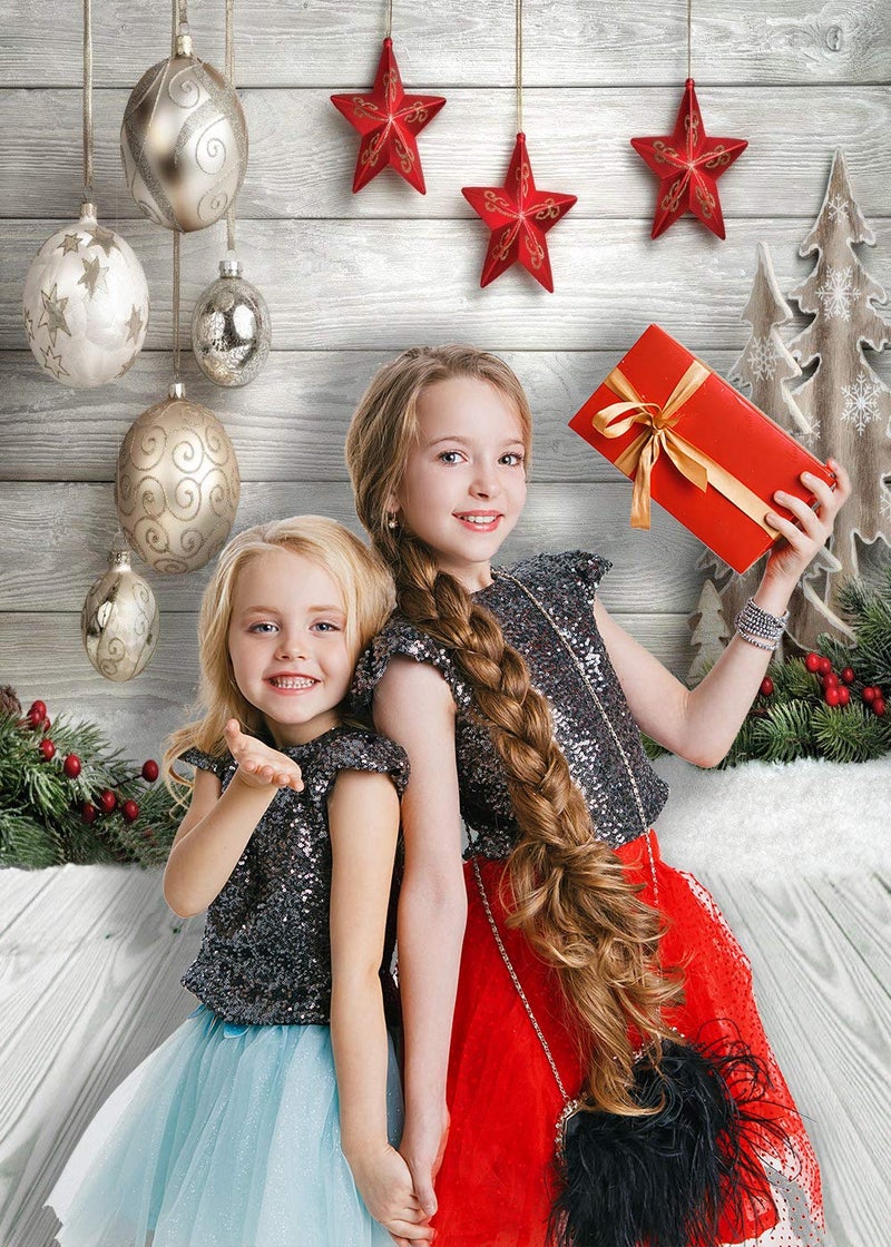 OUYIDA Christmas Theme 5X7FT Vinyl Seamless Pictorial Photography Background Computer-Printed Backdrop SD768C - Image 3